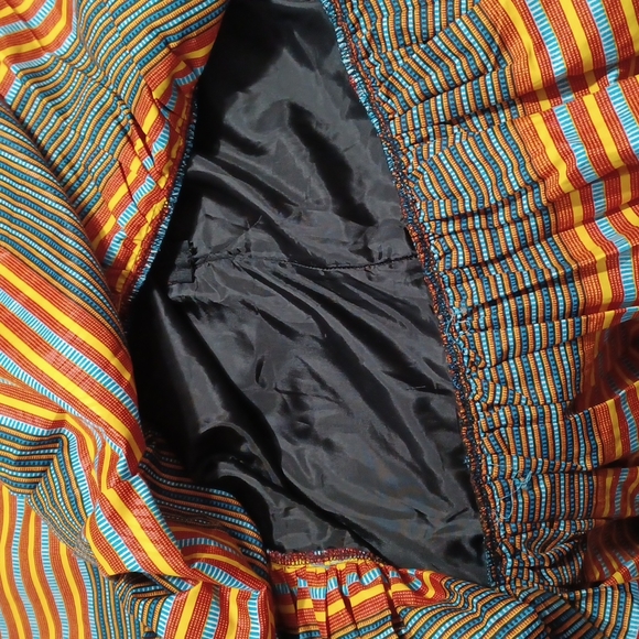 OFFURE Striped Assymetrical Skirt - Picture 7 of 7